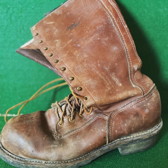 Leather boots